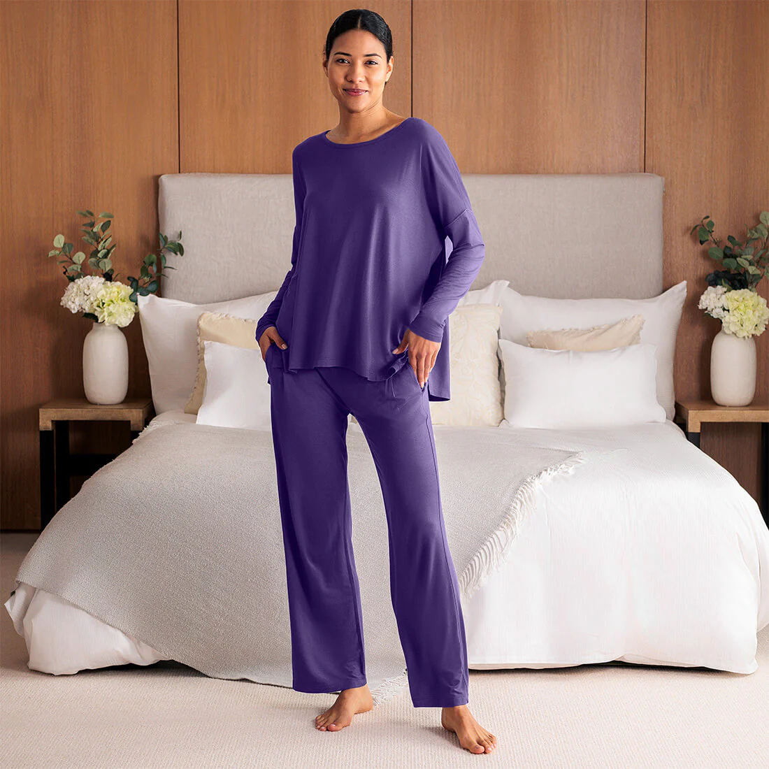 Langarm-Shirt mit lockerer Passform — NATTWELL™ - Image 30