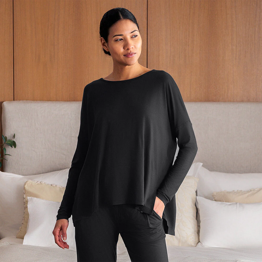 Langarm-Shirt mit lockerer Passform — NATTWELL™ - Image 38